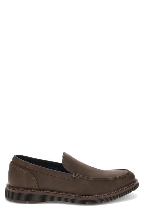 Dockers Mens Elmhurst Dress Casual Slip On Loafer Shoe In Dark Brown