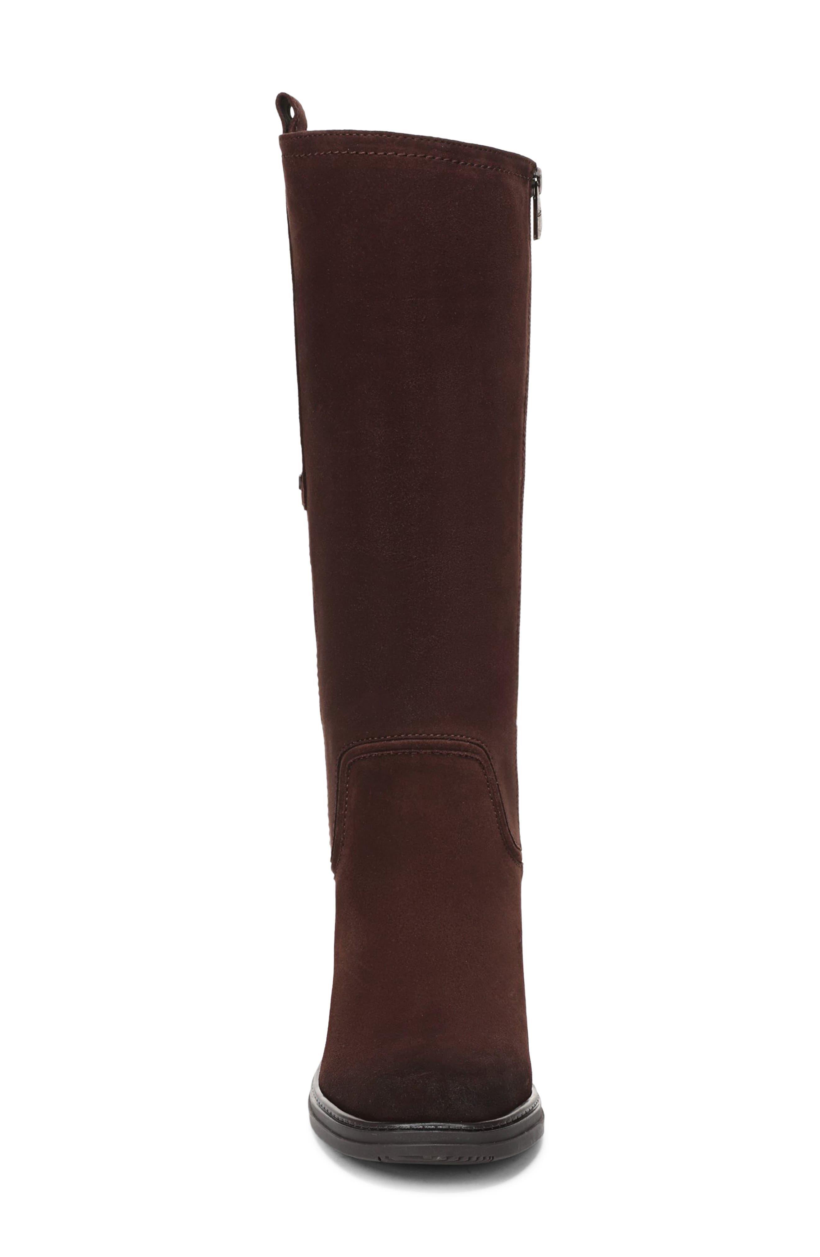 Olive Knee High Boot, Alternate, color, CHOCOLATE SUEDE