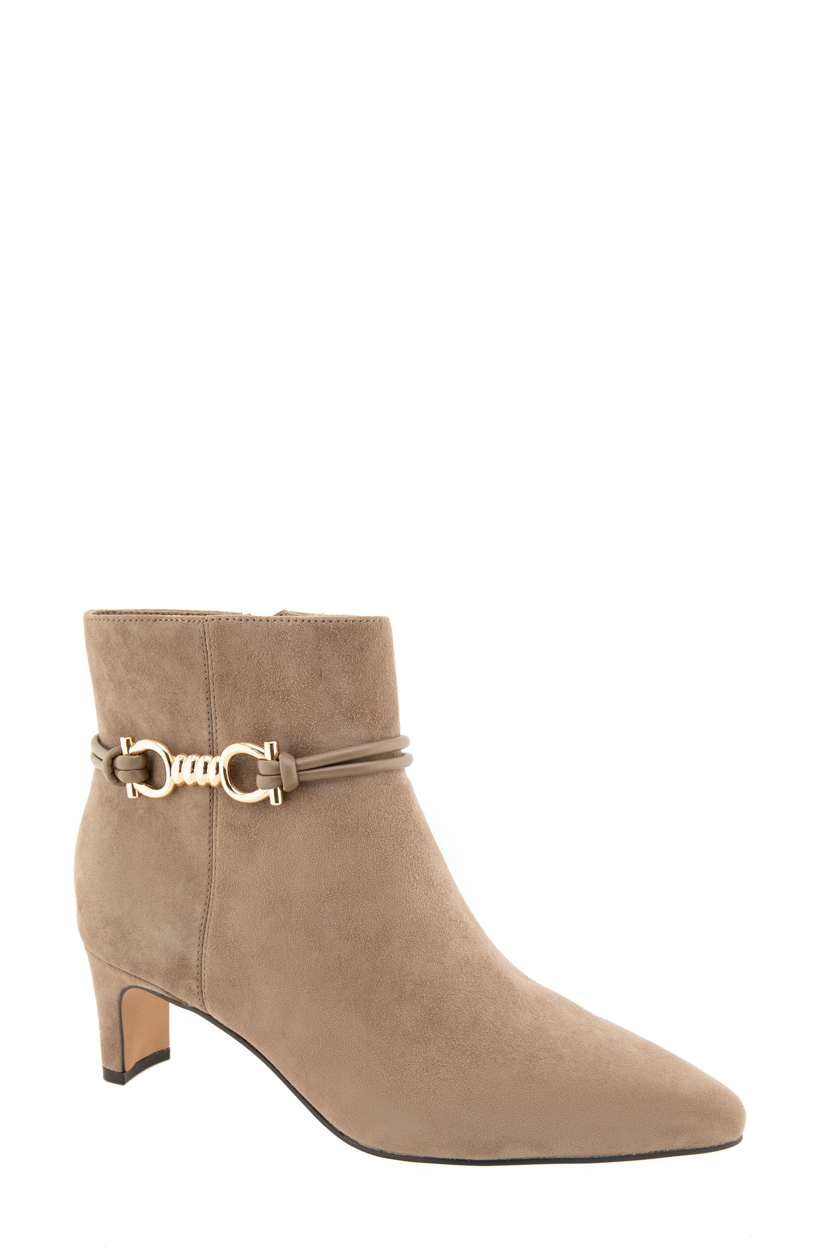 Wrenna Pointed Toe Bootie, Main, color, DESERT TAUPE