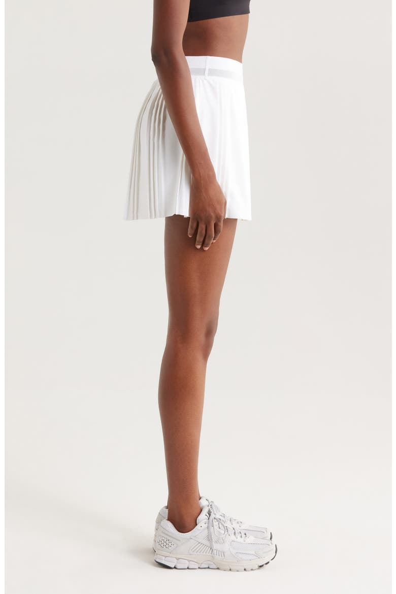 NikeCourt Advantage Dri-FIT Pleated Tennis Skort, Alternate, color, 100 WHITE/WHITE