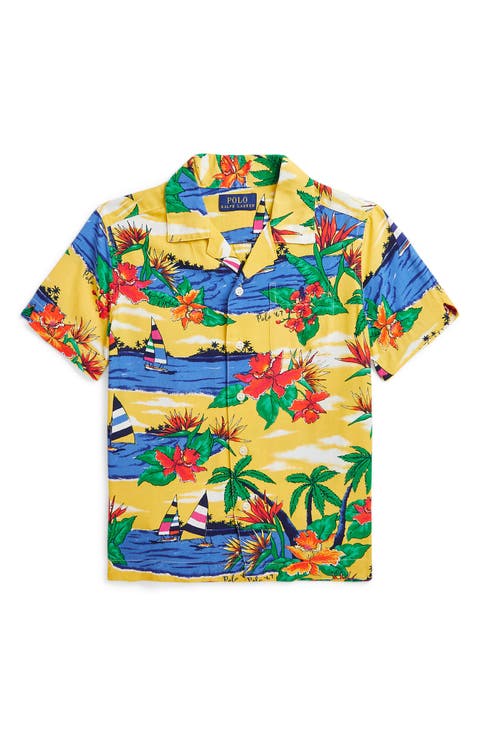 Kids' Print Andy Camp Shirt (Toddler & Little Kid)