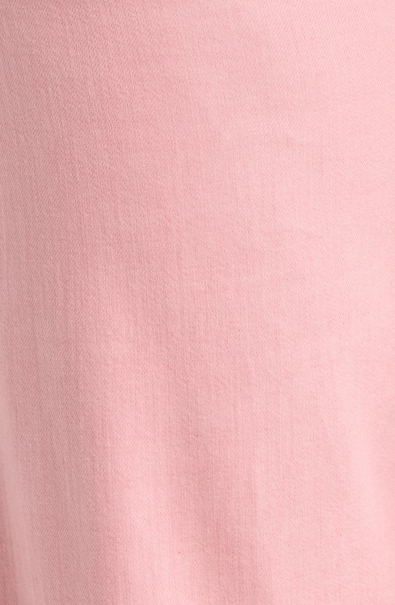 Liverpool Los Angeles Stride Belted High Waist Ankle Wide Leg Jeans, Alternate, color, Misty Blush