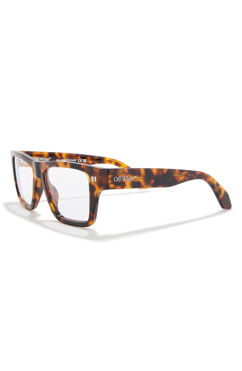 Off-White Havana 53mm Optical Glasses, Alternate, color, Havana