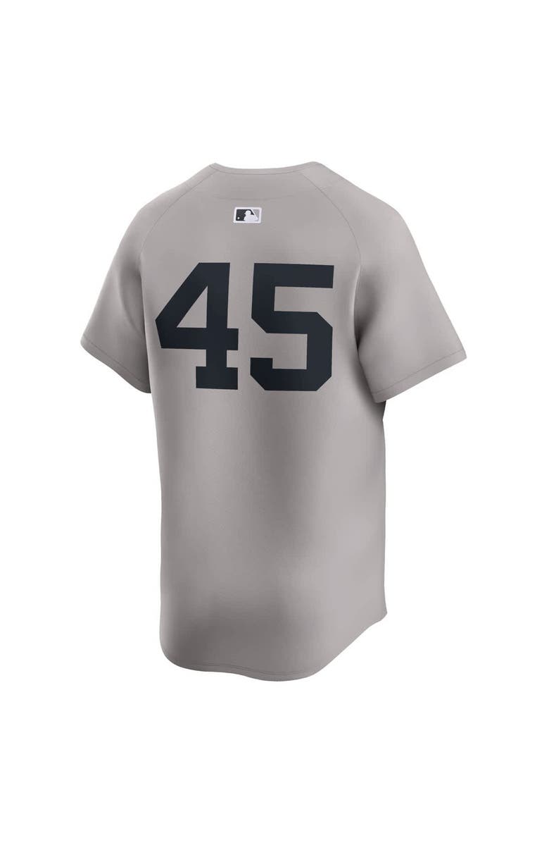 Nike Men's Nike Gerrit Cole Gray New York Yankees Away Limited Player Jersey, Alternate, color, 