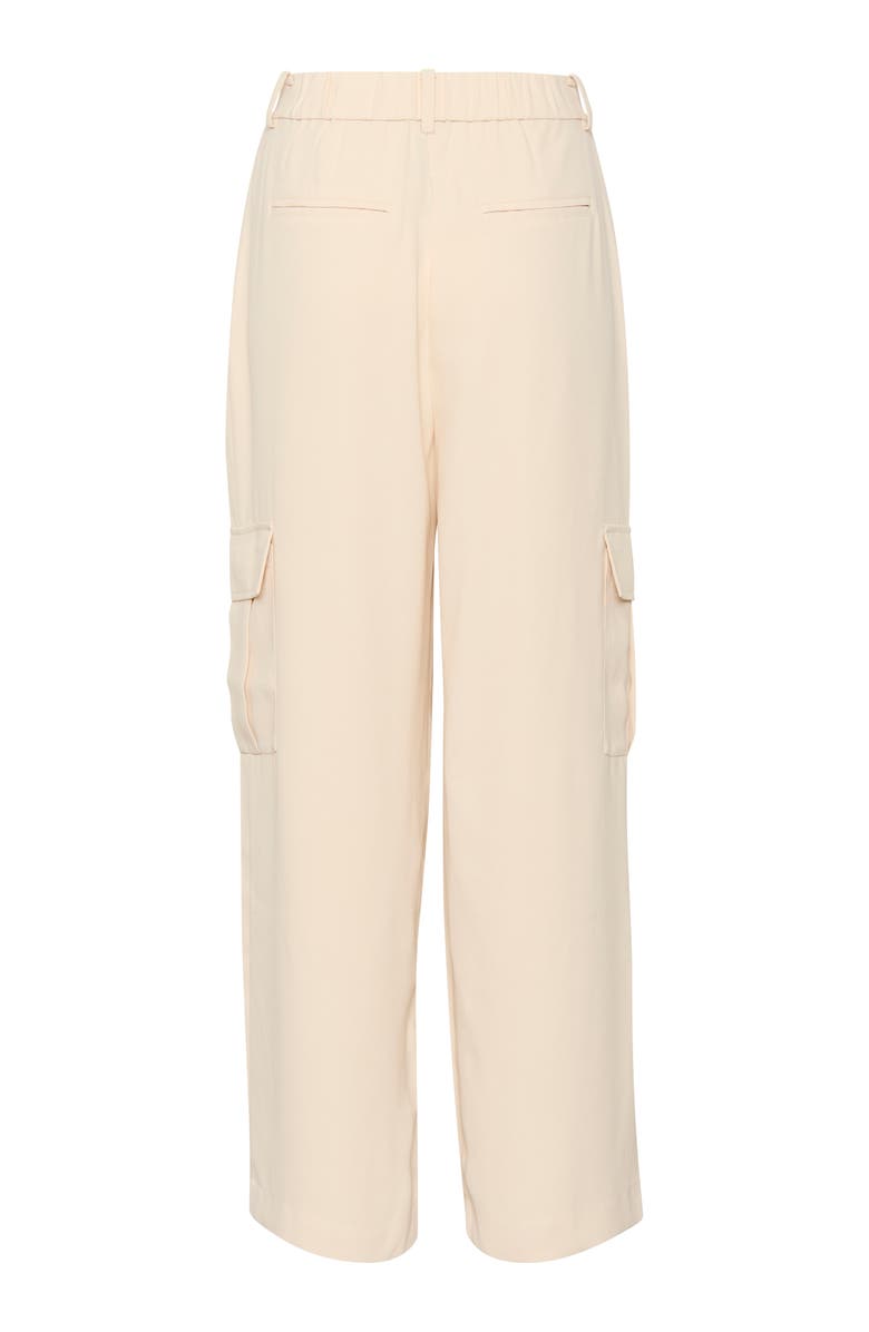 Soaked in Luxury Shirley Wide Legs Cargo Trousers, Alternate, color, Sandshell