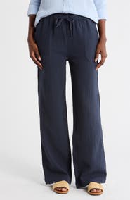 Splendid Cotton Gauze Pull-On Pants