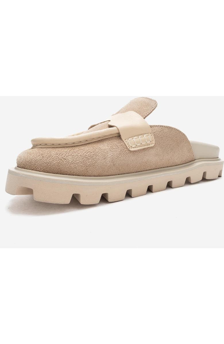 Forever & Always Shoes Vela Leather Slipper, Alternate, color, Beige Suede