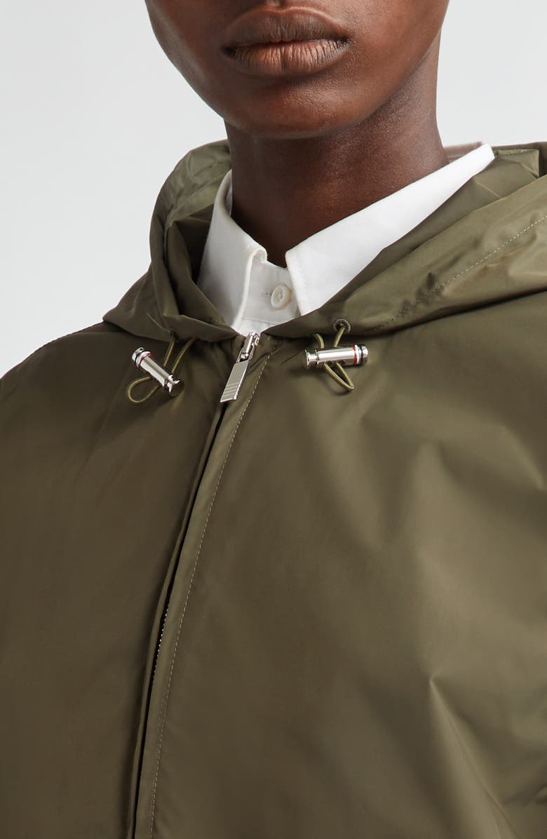 Thom Browne Shirttail Hem Hooded Parka, Alternate, color, 
