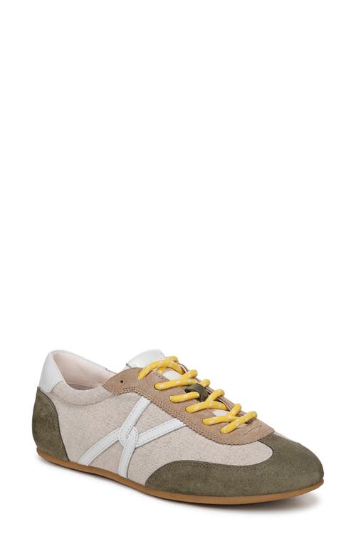 Shop Veronica Beard Riviera Sneaker In Sand/stone Army