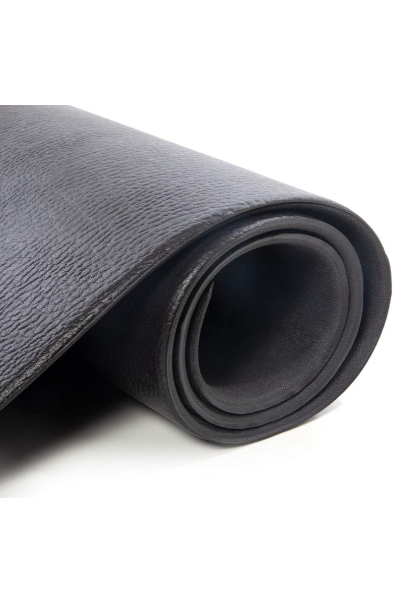 Power Systems Hanging Fitness Mat - Padded Closed-Cell Foam Yoga Mat with Hanging Holes, Alternate, color, Black