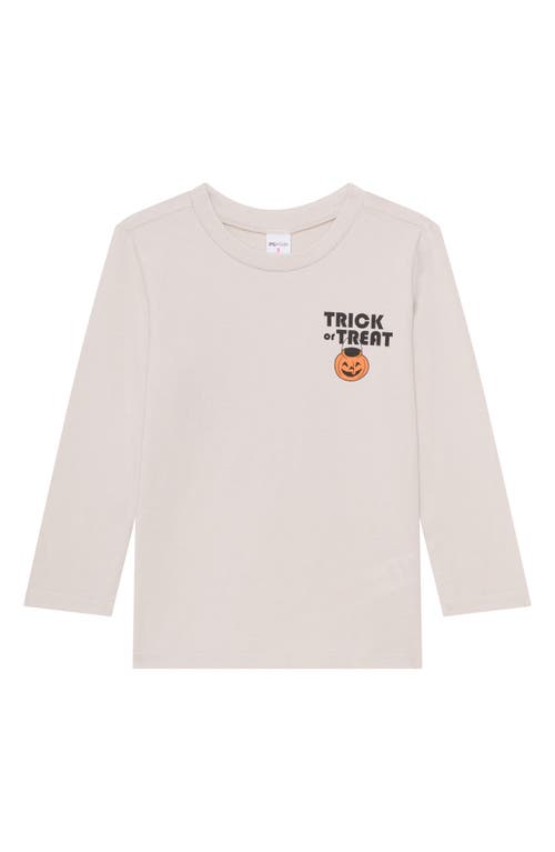 Petit Lem Kids' 2-piece Graphic Long Sleeve & Joggers Set In Neutral