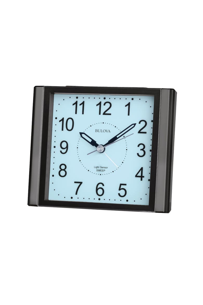 EZ View Alarm Quartz Clock, Alternate, color, Black