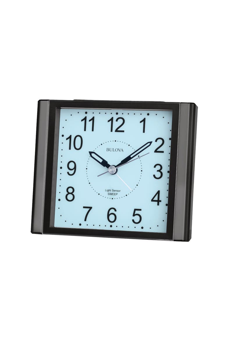 Bulova Clocks EZ View Alarm Quartz Clock, Alternate, color, Black