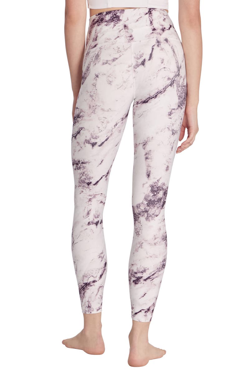 Wildfox Marble Print 7/8 Leggings, Alternate, color,