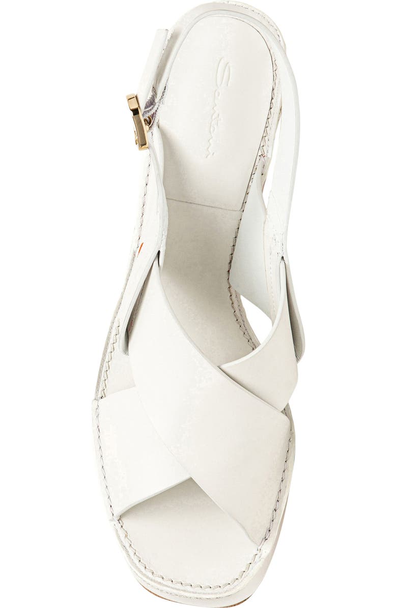 Santoni Women
s high-heel sandal, Alternate, color, White