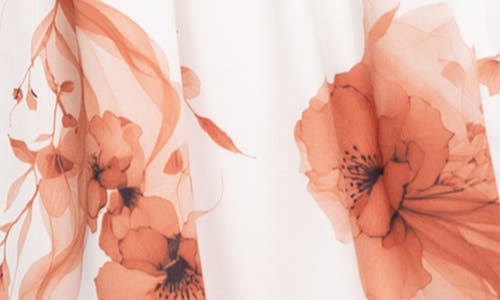 Standards & Practices Floral Print Tulip Hem Mini Shift Dress In Desert Floral