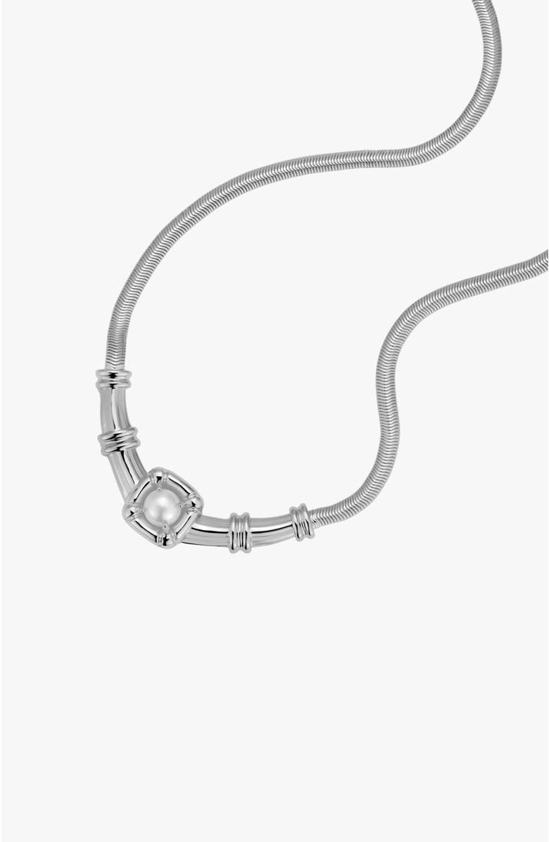 SEREIA OFFICIAL Odette Necklace, Alternate, color, White Gold