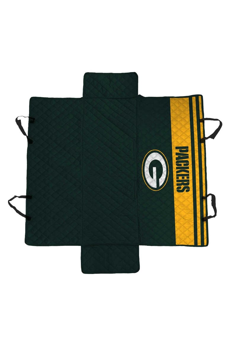 Green Bay Packers Pet Hammock Car Seat Protector, Main, color, Green