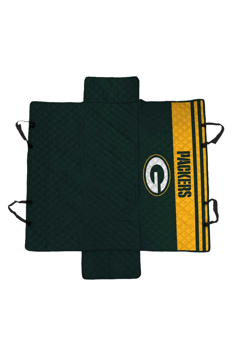 Pegasus Green Bay Packers Pet Hammock Car Seat Protector, Main, color, Green
