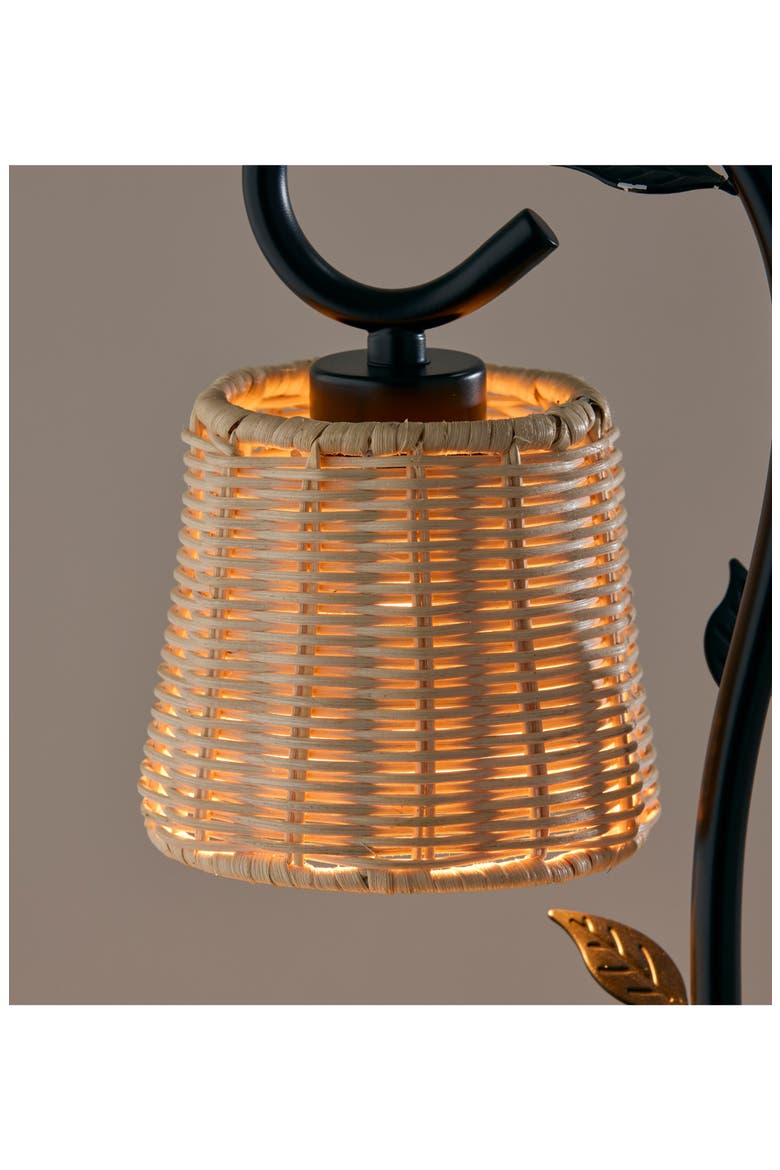Ivy Candle Warmer Lamp, Alternate, color, BLACK