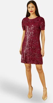 Yumi Sequin Stretch Tunic Dress