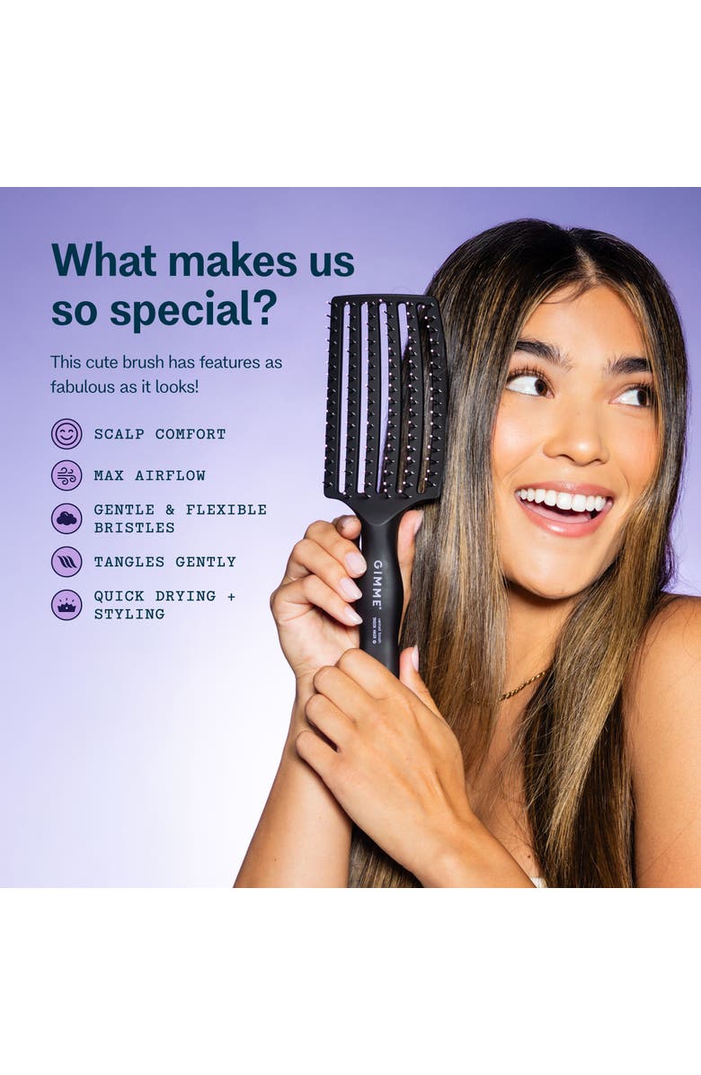 Gimme Beauty Vented Detangling Brush, Alternate, color, Black