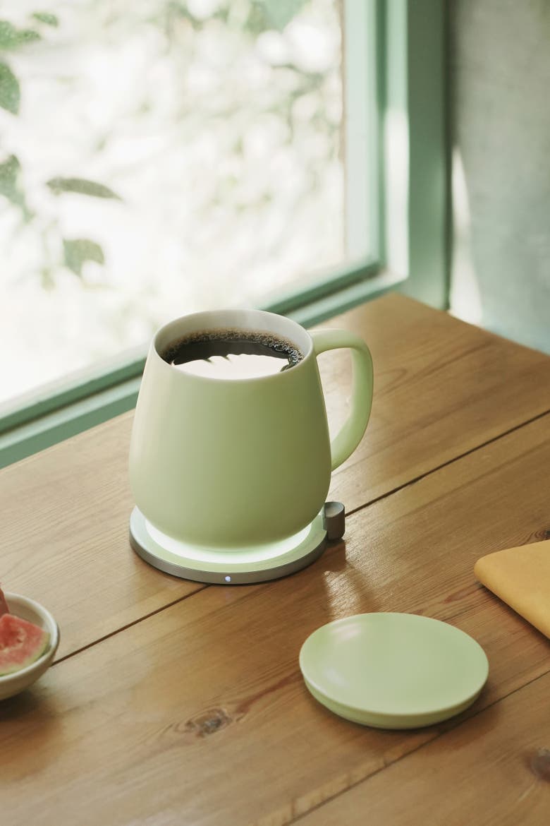 Ui + Self-Heating Mug Set - Navy Blue, Alternate, color, Green