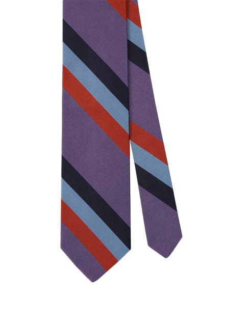 Robert Bold Silk Cotton Stripe Best of Class Necktie