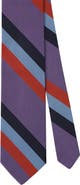 Robert Talbott Robert Bold Silk Cotton Stripe Best of Class Necktie