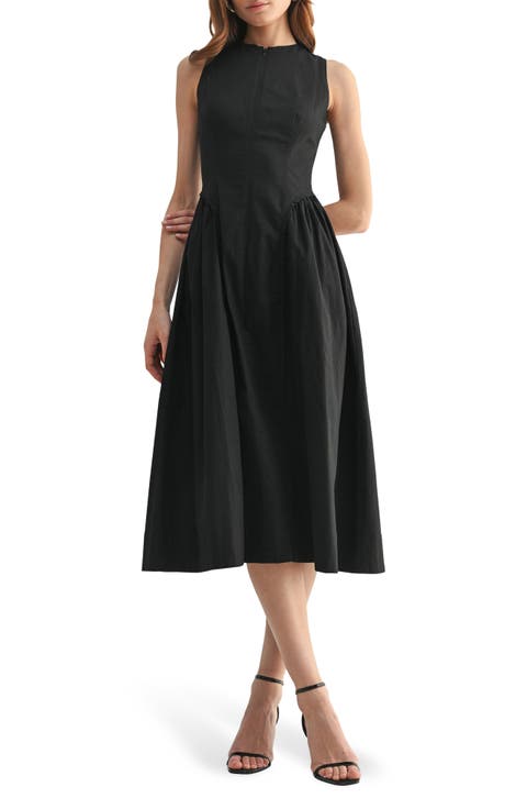 セール!!新品【FORMO】Midi Flare Dressブラック