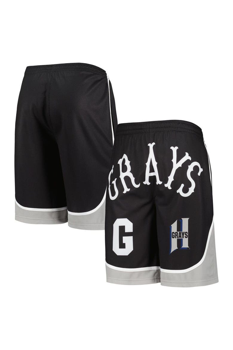 Men's Stitches Black Homestead Grays Shorts, Main, color, Black