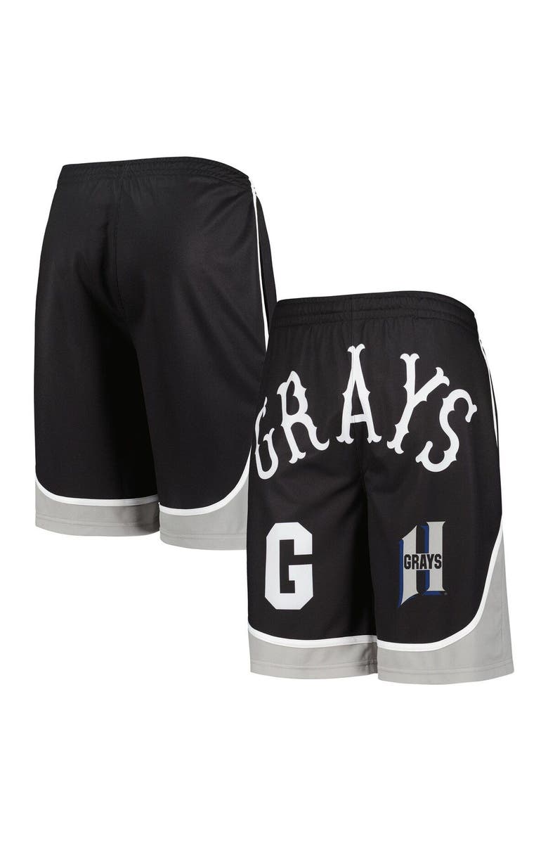 STITCHES Men's Stitches Black Homestead Grays Shorts, Main, color, Black