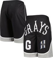 STITCHES Men's Stitches Black Homestead Grays Shorts