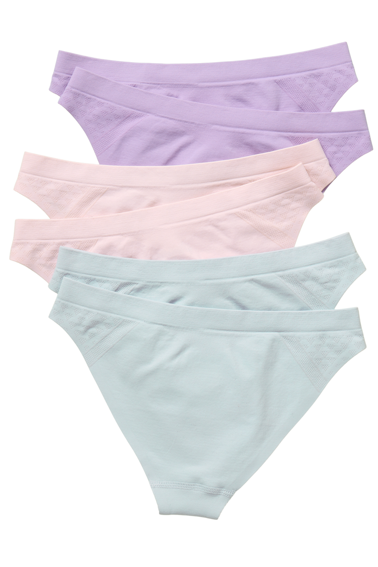 6PK Scout Seamless Underwear, Alternate, color, Mellow Daisy