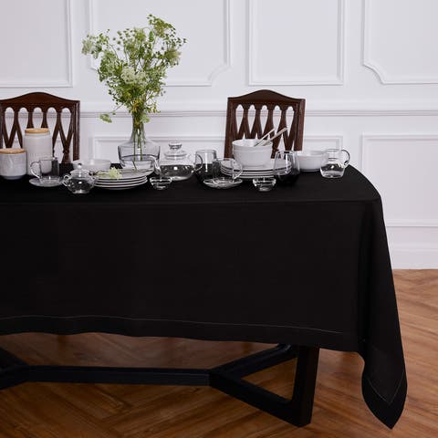 Linen Tablecloth - Sonoma Hemstitch