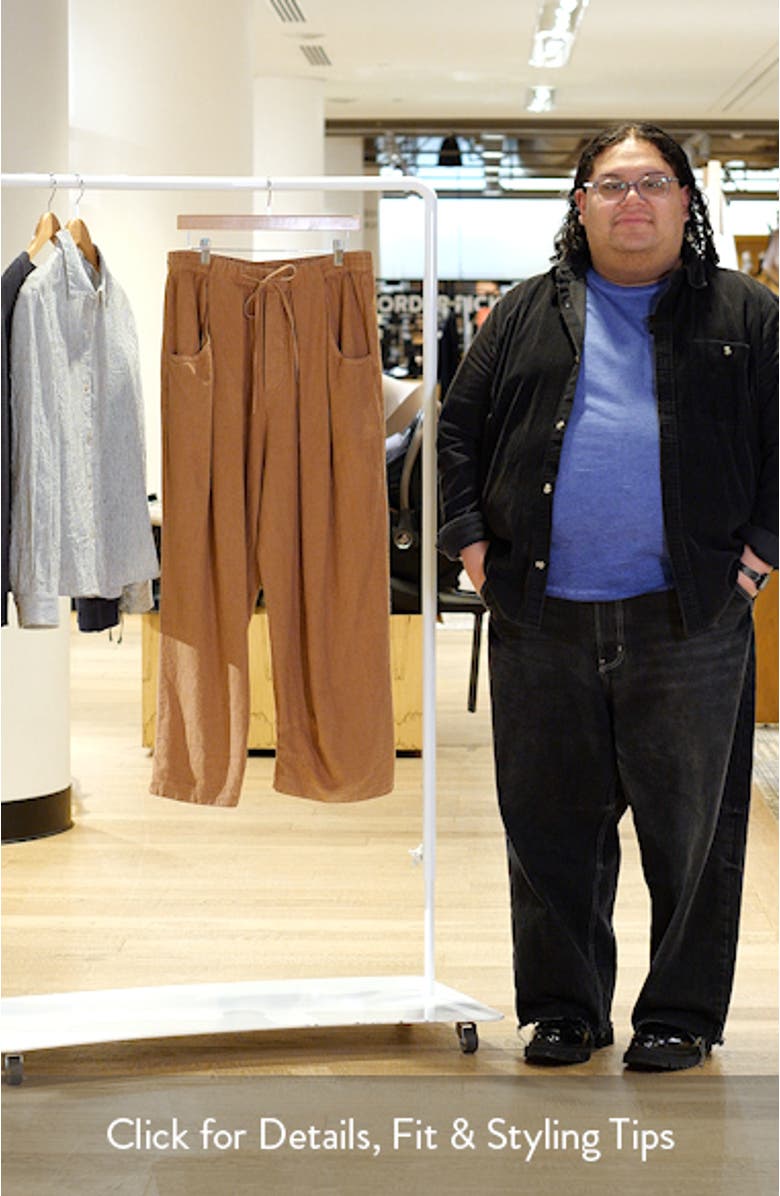 Chambers Laidback Linen & Cotton Drawstring Pants, sales video thumbnail