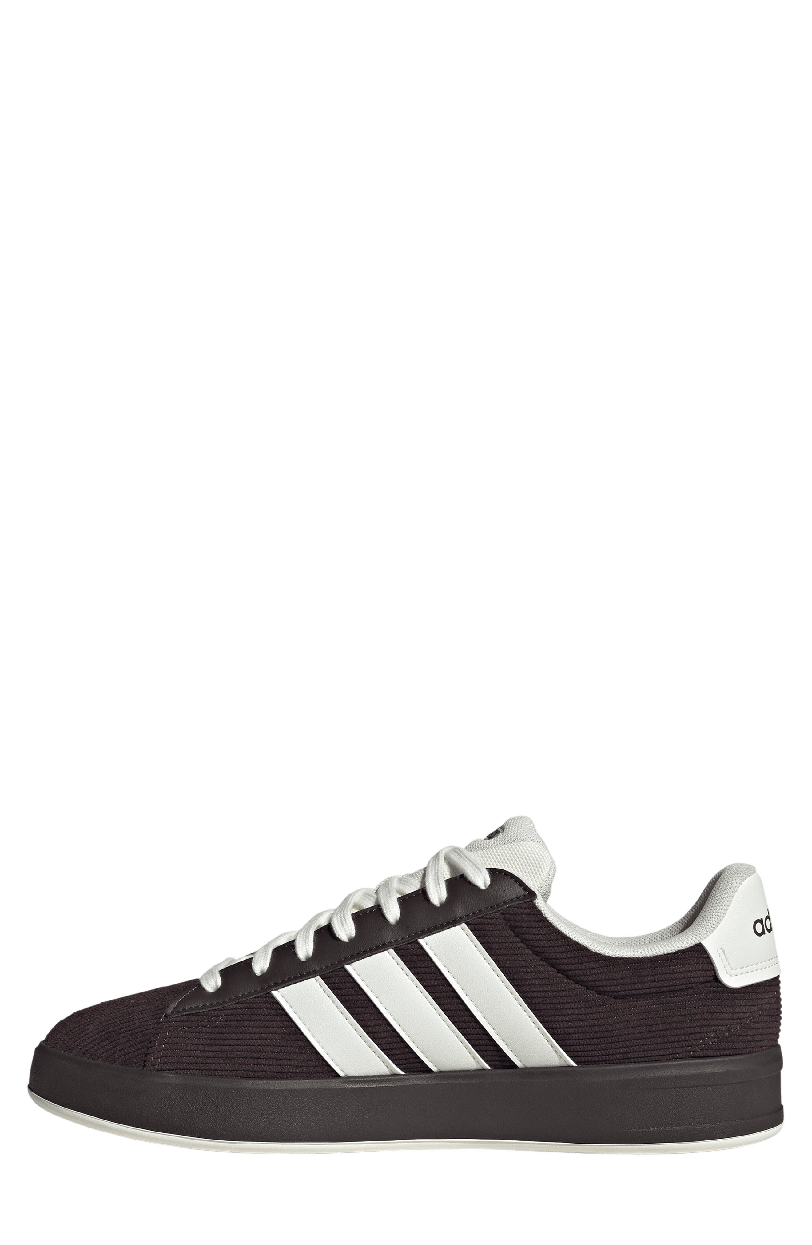 Grand Court Sneaker, Alternate, color, COFFEE/ OFF WHITE/ COFFEE
