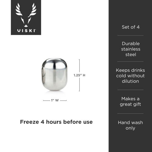 Viski Glacier Rocks Wine Globes