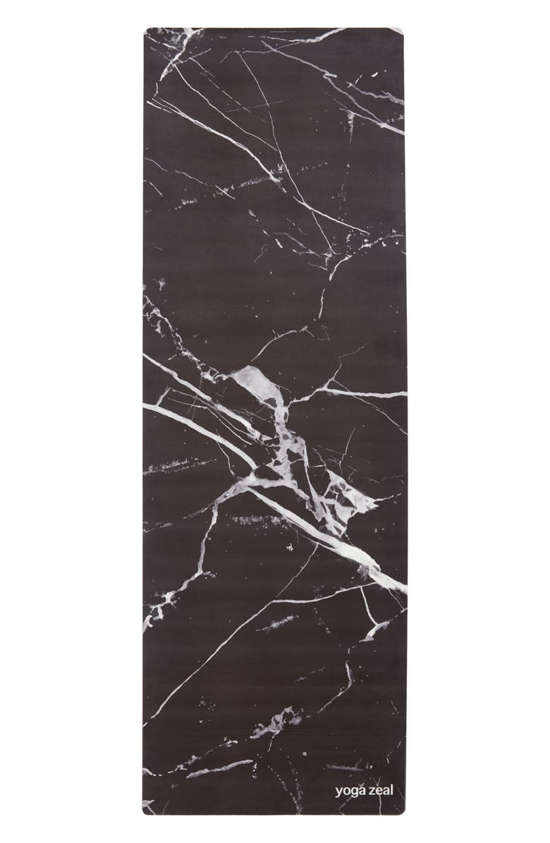 yoga zeal Marble Print Yoga Mat, Main, color,
