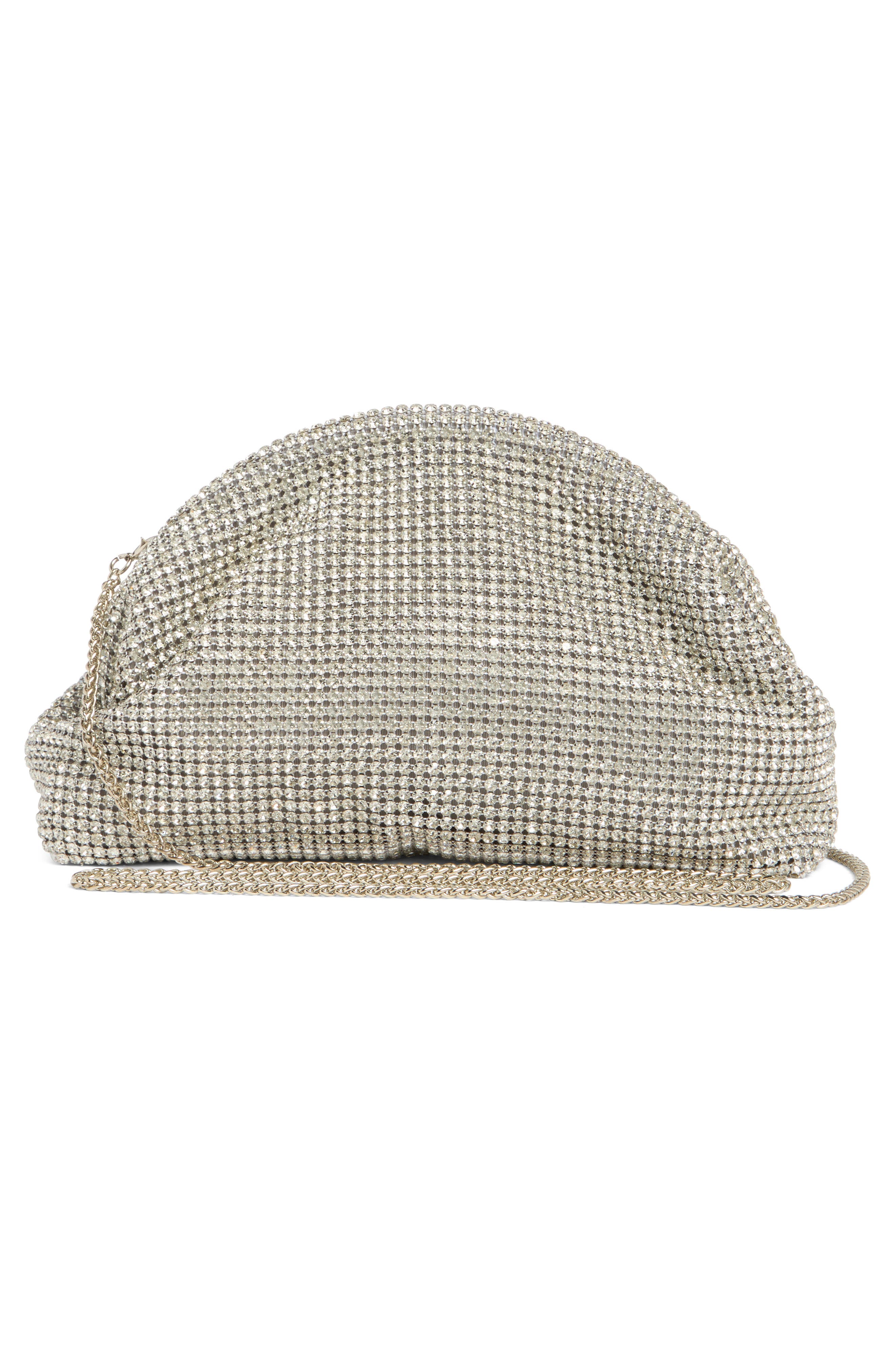 URBAN EXPRESSIONS HANDBAGS Rhinestone Clutch Bag, Alternate, color, 