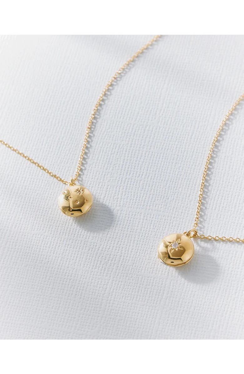 Astley Clarke Gold Biography Mini Gold Locket Necklace, Alternate, color, Gold