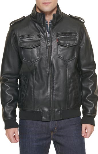 Levi's faux shearling bomber jacket best sale