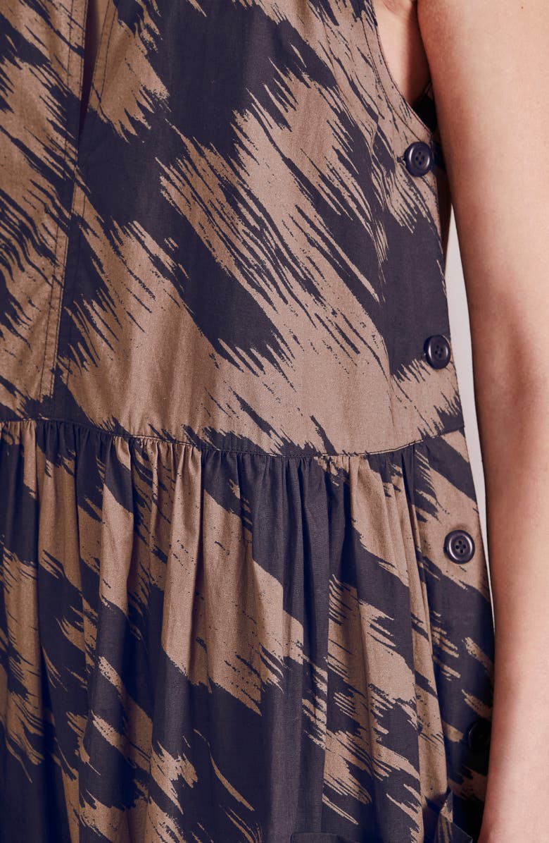 Apiece Apart San Cristobal Organic Cotton Midi Dress, Alternate, color,