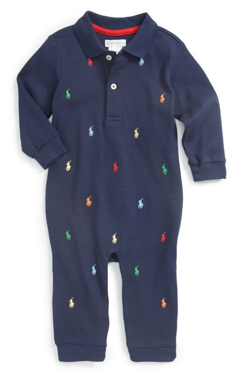 Ralph Lauren Babies'  Embroidered Romper
