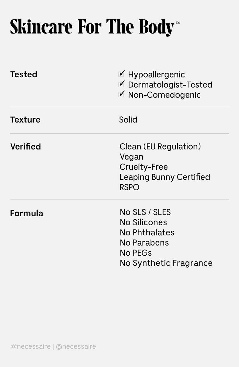 Nécessaire The Body Resurface Bar, Alternate, color, 