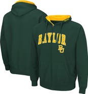 COLOSSEUM Men's Colosseum Green Baylor Bears Arch & Logo 3.0 Full-Zip Hoodie