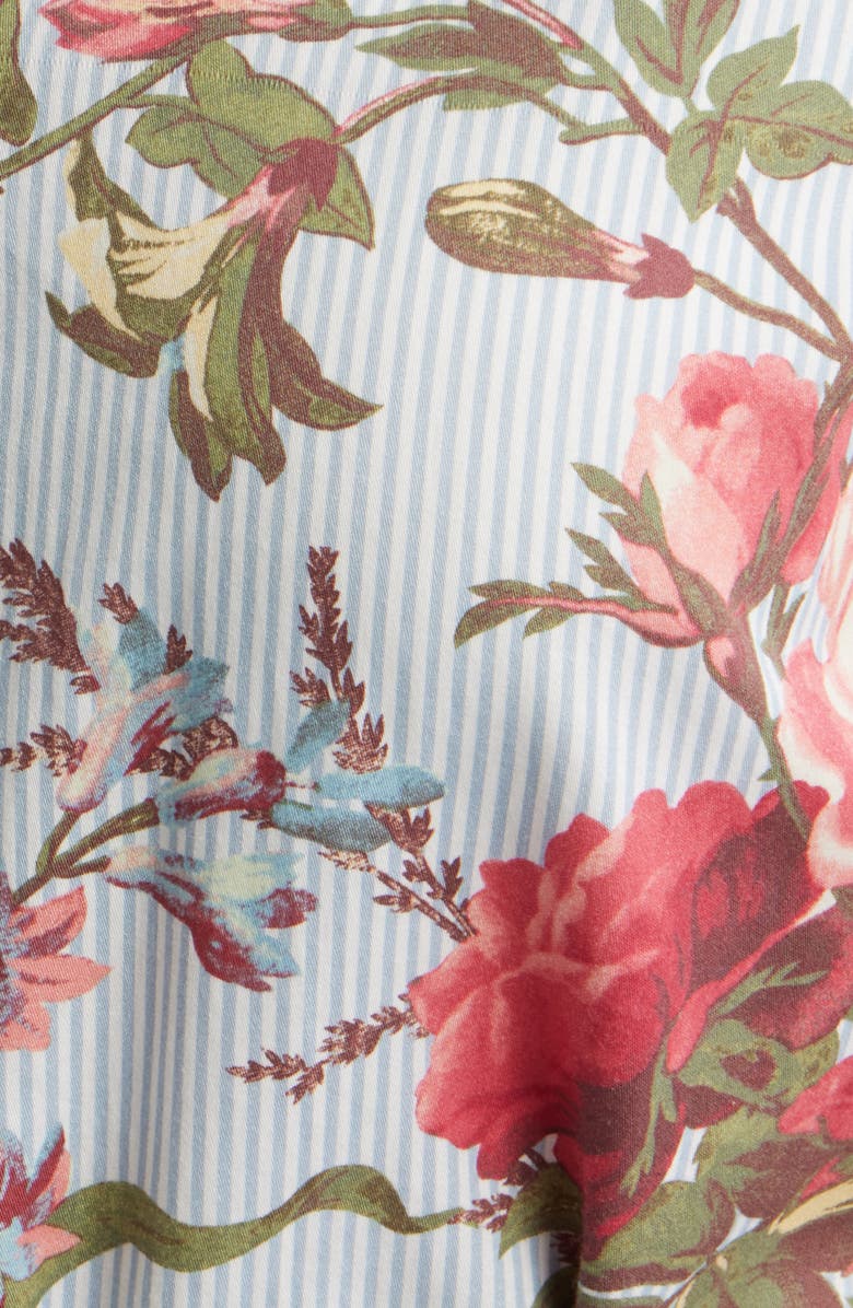 LOVE THE LABEL Drew Floral Print Shirtdress, Alternate, color, Battersea Floral Print