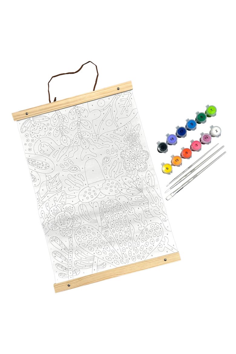 Paintology Paint By Number Canvas Kit, Alternate, color, Multicolored