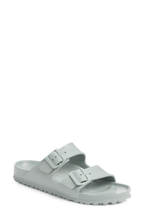Birkenstock Women's Arizona Eva 1 Sandal In Metallic Silver In Pure Sage