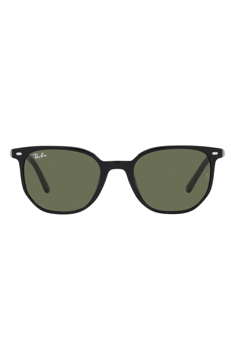Ray-Ban 54mm Square Sunglasses, Main, color, Shiny Black